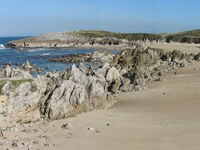 Panormica de la Playa de Tor, en Llanes